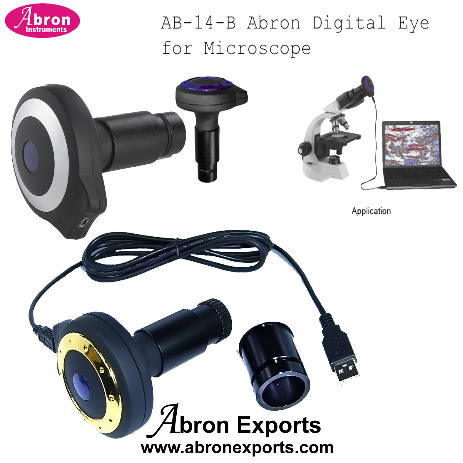 Brewesters Angle Digital Camera Eye 5MP For Laptop Spectrometer Study Abron AE-1215E5 